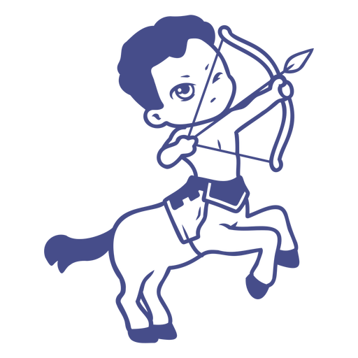 Personagens de Chibi com arco e flecha - 24