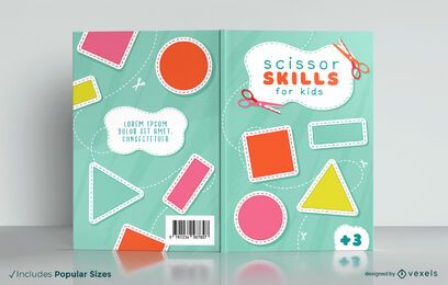 Libro de corte para diseño de portada infantil.