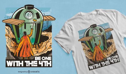 Sky BBQ Parodie Zitat T-Shirt Design