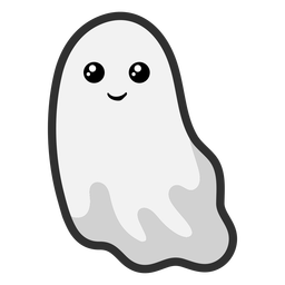 Ghost color stroke PNG Design Transparent PNG