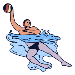 Jugadores de waterpolo - 9 1 Diseño PNG