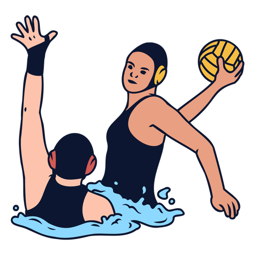 Jugadores de waterpolo - 13 1 Diseño PNG