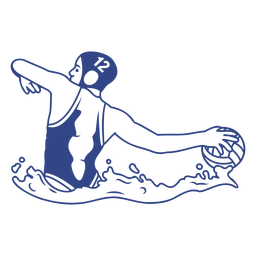 Wasserballer - 35 1 PNG-Design