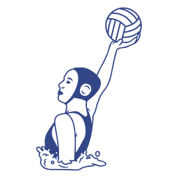 Jugadores de waterpolo - 36 1 Diseño PNG