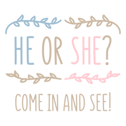He or she stroke PNG Design