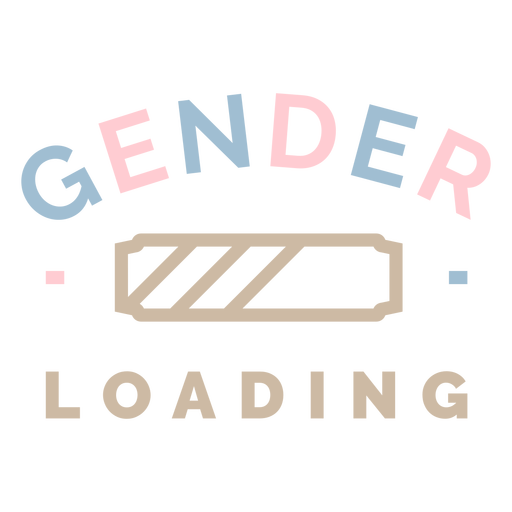 Gender loading stroke PNG Design