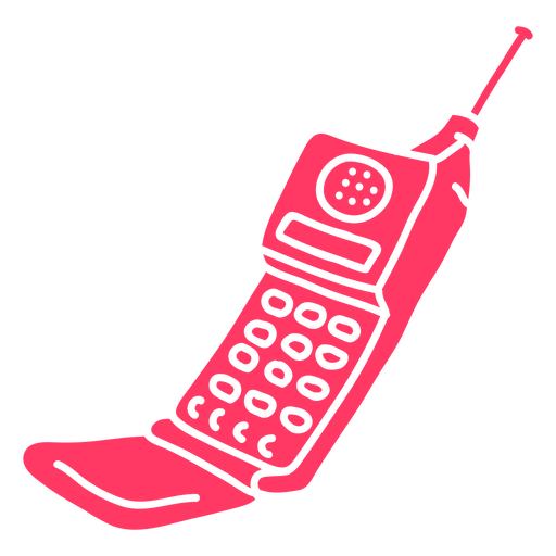 90's cellphone cut out PNG Design
