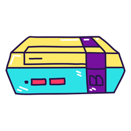 Años 80-Electrónica-NotebookContour-VinylColor - 10 Diseño PNG