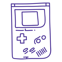 Curso de console de jogos dos anos 90 Desenho PNG