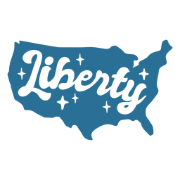 Liberty cut out PNG Design