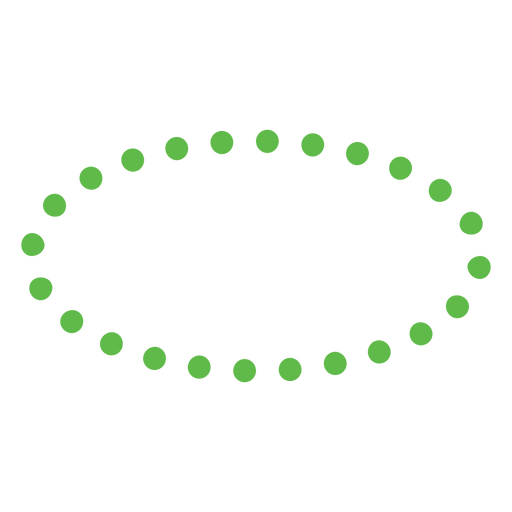 Oval shape flat PNG Design