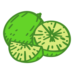 Lebensmittel-Zutaten-Linolschnitt - 1 PNG-Design
