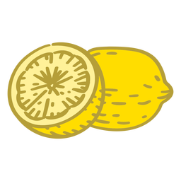 Lemon color stroke Transparent PNG
