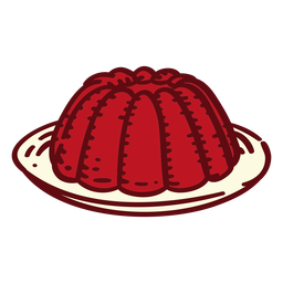 Jelly Dessert Color Stroke PNG & SVG Design For T-Shirts