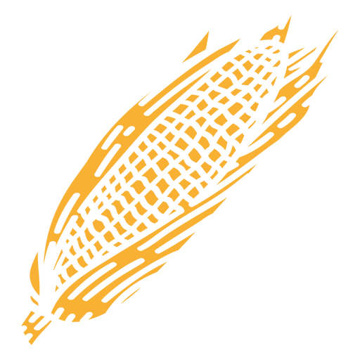 Fresh corn cut out