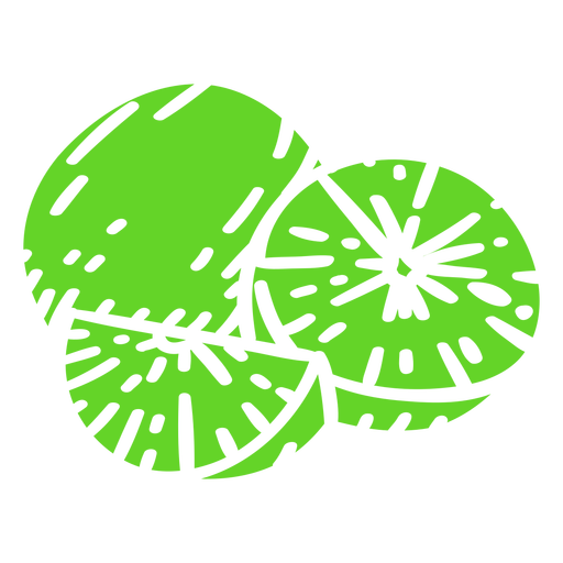 Lime cut out PNG Design