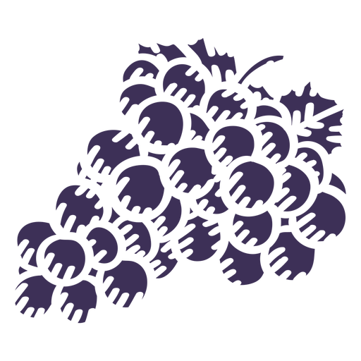 Grapes cut out PNG Design