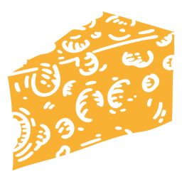 Cheeses cut out