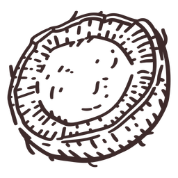 Food-Ingrediens-Linocut - 41 Desenho PNG