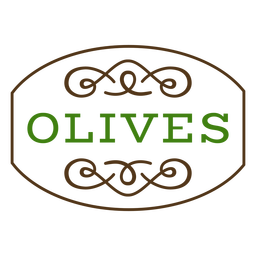 Olives green label stroke