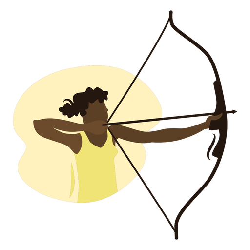 Archery-Characters-FlatWashBrushedShapes - 9 1 Desenho PNG