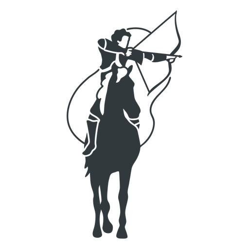 Archery-Characters-FlatWashBrushedShapes - 11 1 Desenho PNG