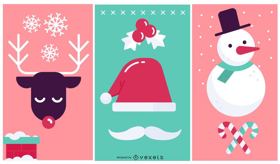 Christmas design elements Christmas design elements