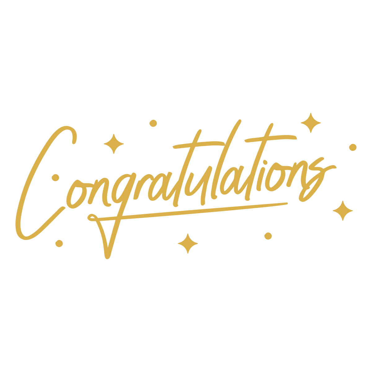 Congratulations Lettering Label PNG \u0026 SVG Design For T-Shirts, image size:1200x1200