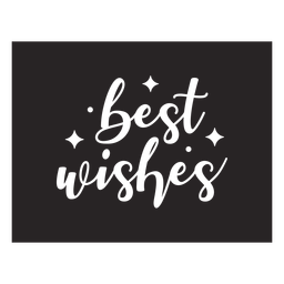 Best wishes lettering quote element PNG Design