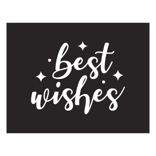 Best wishes lettering quote element PNG Design