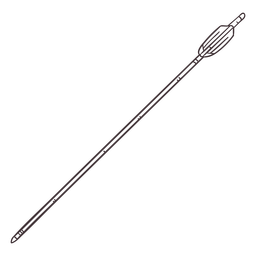 Arrow archery element PNG Design