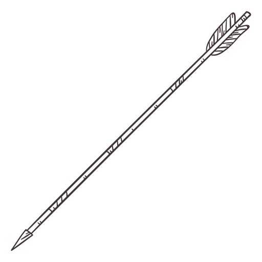 Archery-Bows-RealisticDetailedContourLine-Stroke-CR - 7 Desenho PNG