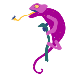 Chameleon_svg - 9 Desenho PNG