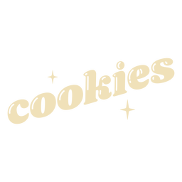 Glossy cookies label 