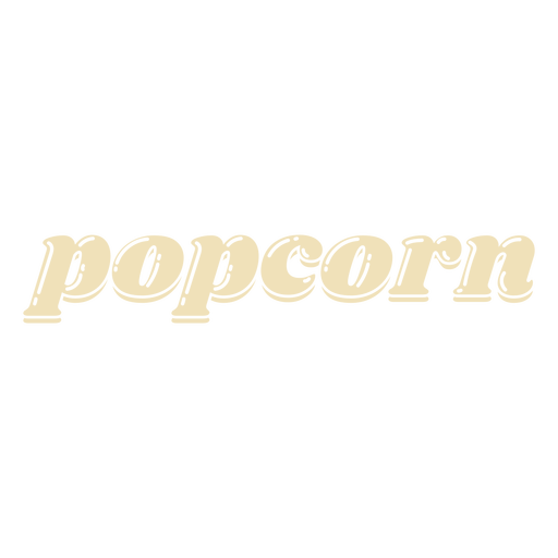 Popcorn glossy PNG Design