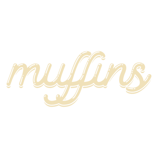 Muffins glossy PNG Design