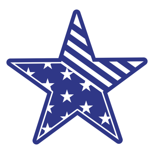 FourthOfJuly-StarsAndStripes-DetailedRealisticSilhouette-CR - 15 Desenho PNG