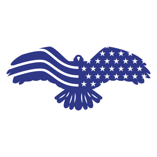 American flying eagle cut out badge