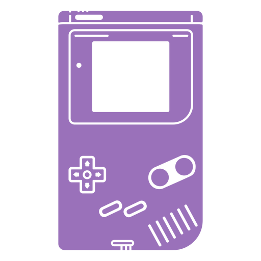 Gameboy Retro-Technologie PNG-Design