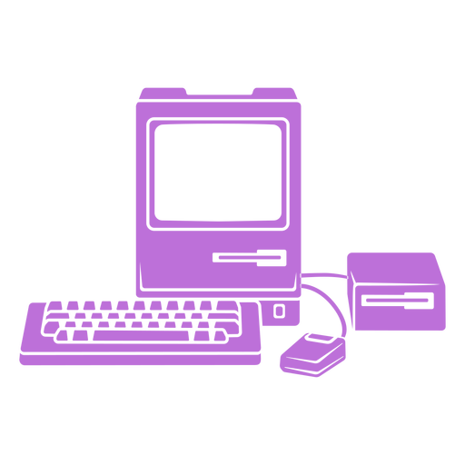 Computer-Set ausgeschnitten PNG-Design