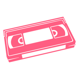 VHS videotape retro simple cut out PNG Design Transparent PNG