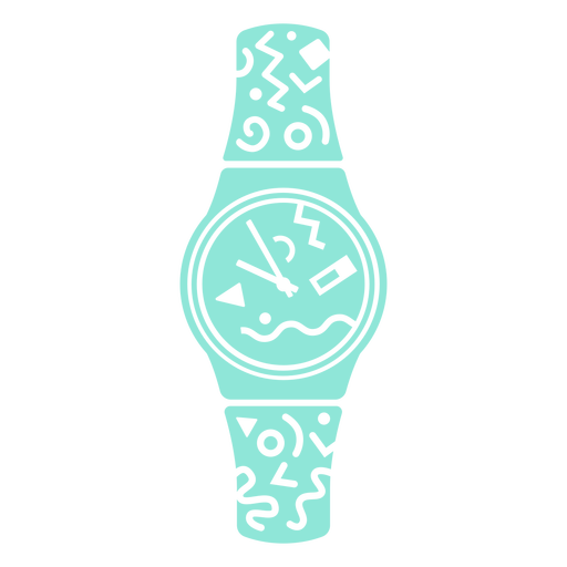 Watch retro simple cut out