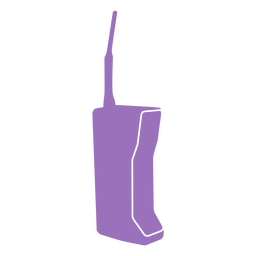 EightiesElectronicsSimplifiedRealisticSilhouette - 7 Desenho PNG