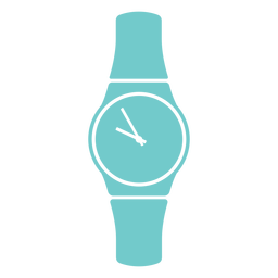 Light blue clock cut out PNG Design Transparent PNG