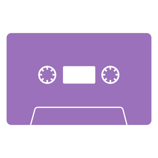 Cassette cut out PNG Design