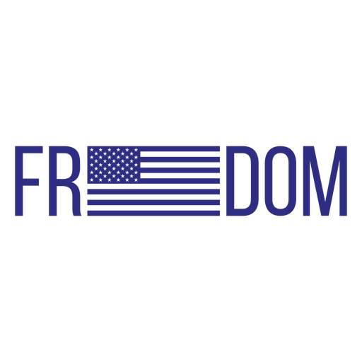FourthofJuly-Freedom-SansSerif - 2 Desenho PNG