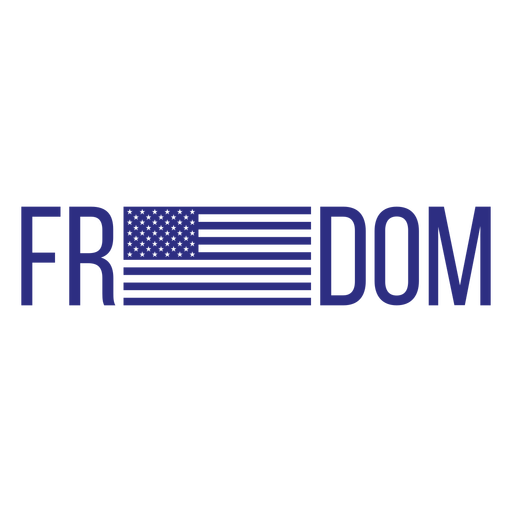 Freedom cut out PNG Design