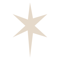 Star sparkle flat PNG Design
