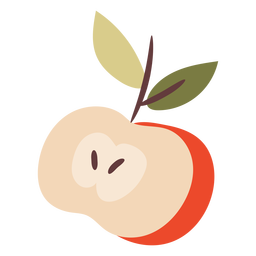 Half apple semi flat