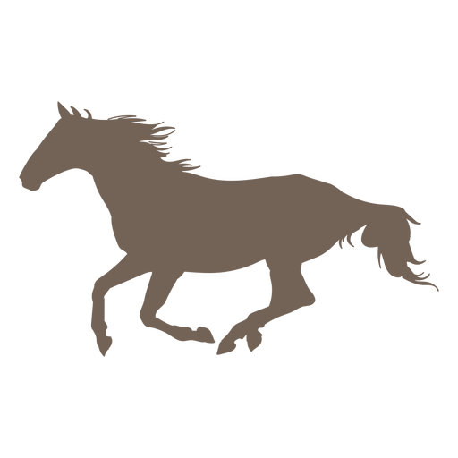 Design PNG E SVG De Elemento De Silhueta De Cavalo Rápido Para Camisetas